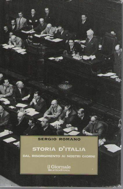 Storia d'Italia - Sergio Romano - copertina