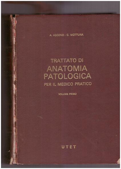 Trattato di anatomia patologica per il medico pratico. Volume Primo - copertina