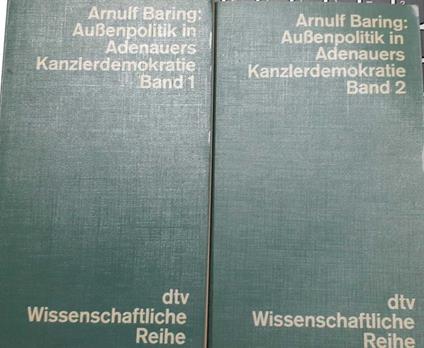 Aubenpolitik in Adenauers Kanzlerdemokratie. Band 1.2 - copertina