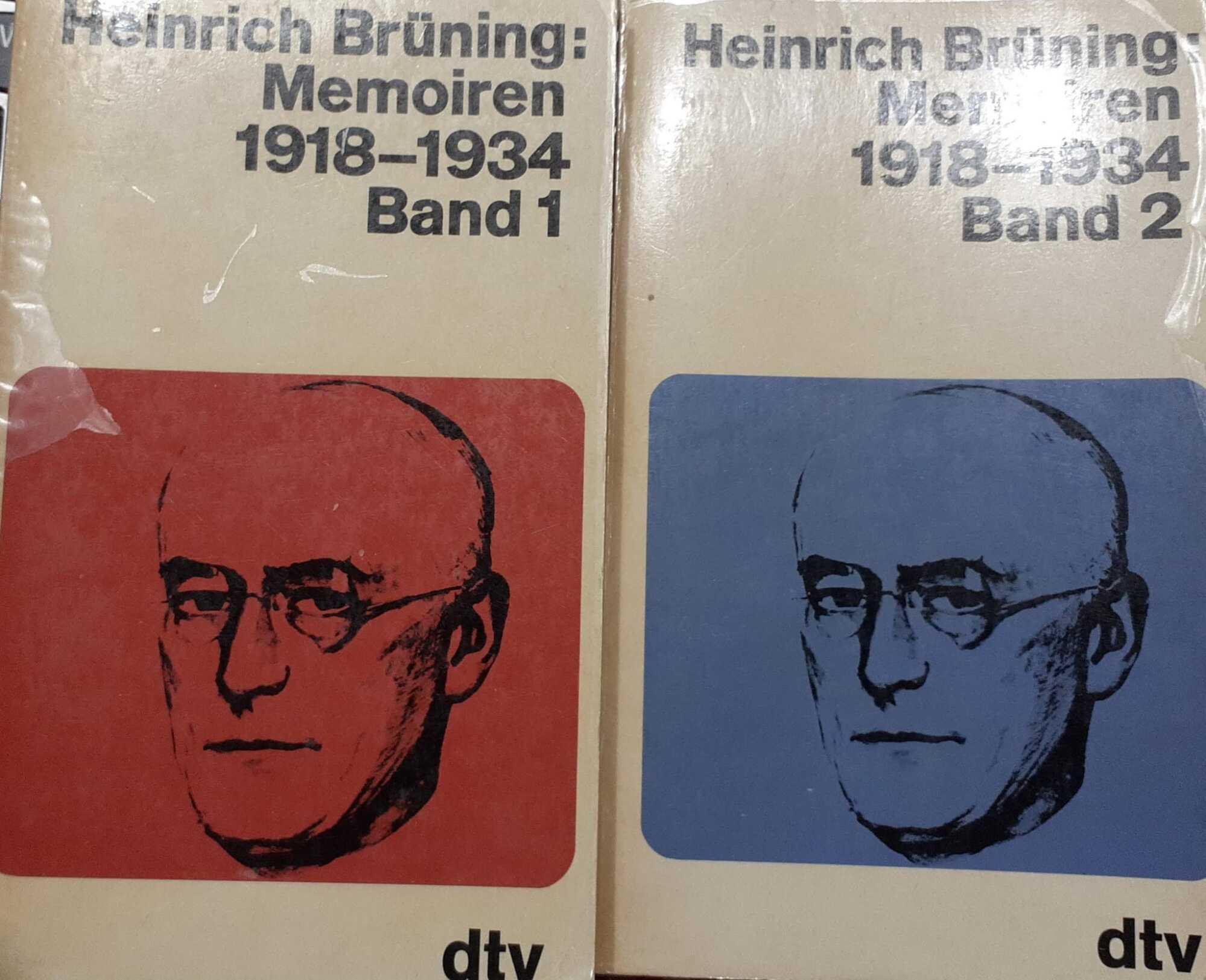 Memoiren 1918-1934. Band 1-2