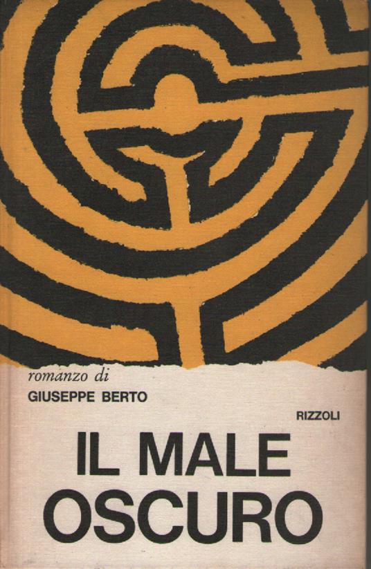 Il male oscuro - Giuseppe Berto - copertina