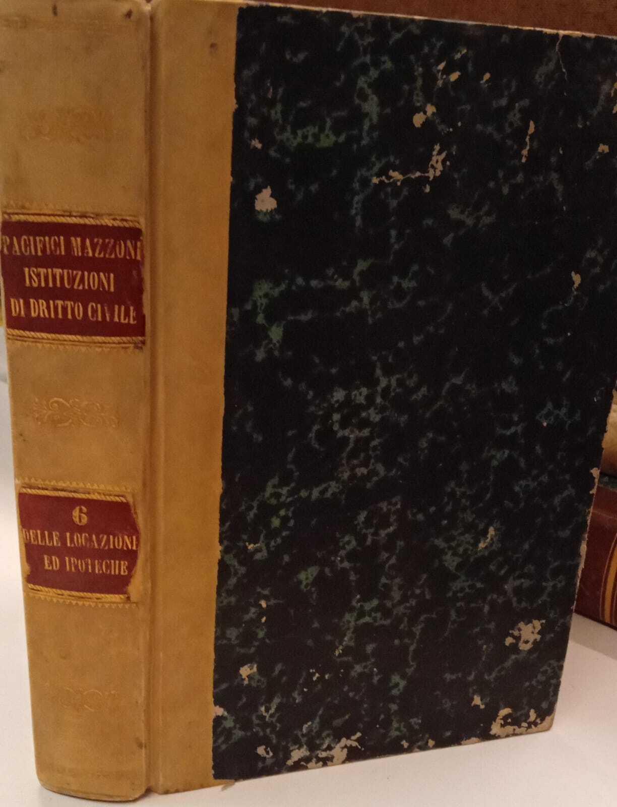 Istituzioni di diritto civile Italiano (Libro III) parte terza