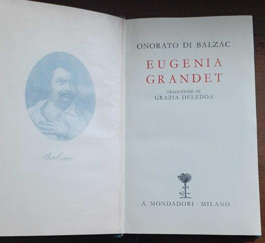 Eugenia Grandet - Honoré de Balzac - copertina