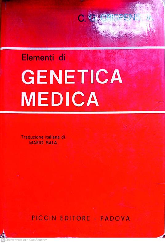 Elementi di genetica medica - copertina