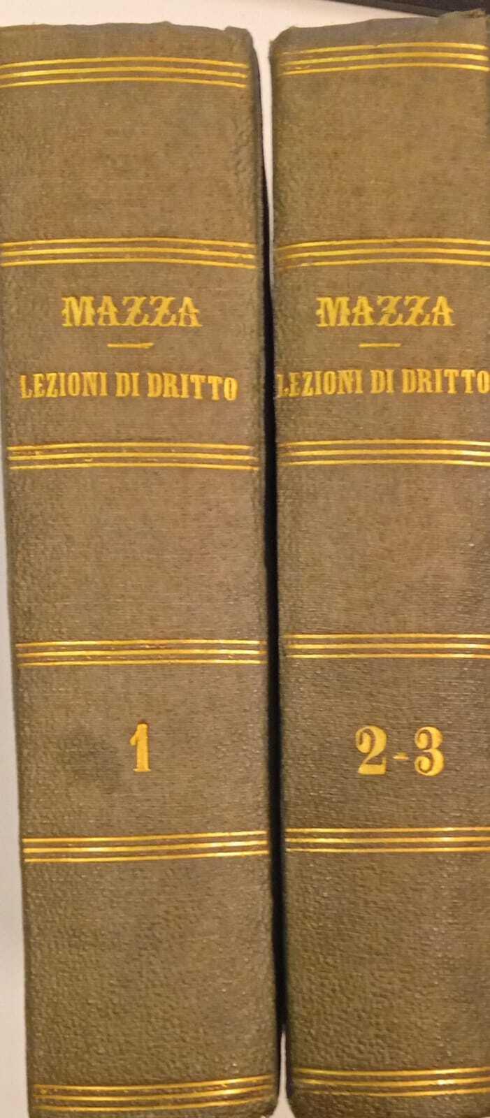 Lezioni di diritto dettate alla scuola di applicazione di ponti e strade. 3 volumi in 2 tomi