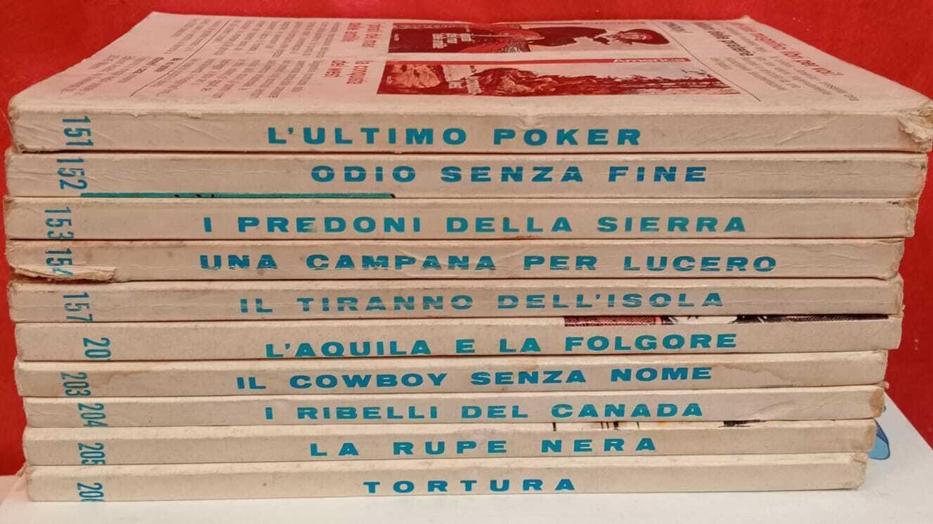 Lotto 10 numeri Tex. Numeri in descrizione