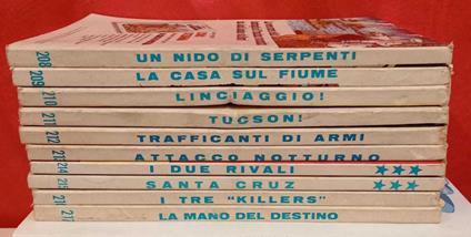 Lotto 10 numeri Tex, dal n. 208 al n. 217 - copertina