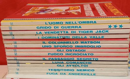 Lotto 13 numeri Tex, dal n. 287 al n. 299 - copertina