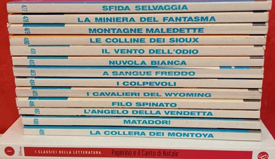 Lotto 13 numeri Tex, dal n. 477 al n. 489 - copertina