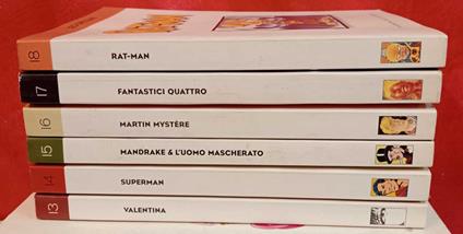 Lotto 6 numeri "I classici del fumetto di Repubblica", dal n. 13 al n. 18 - copertina