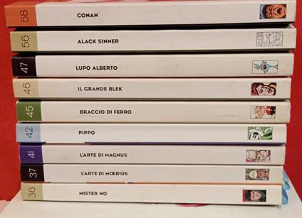 Lotto 9 numeri "I classici del fumetto di Repubblica". Numeri in descrizione - copertina
