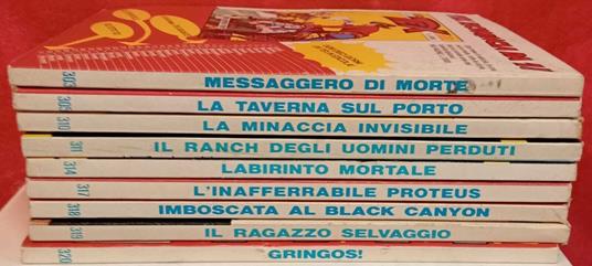 Lotto 9 numeri Tex. Numeri in descrizione - copertina