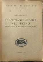 Le affittanze agrarie nel Fucino. Prima della riforma fondiaria