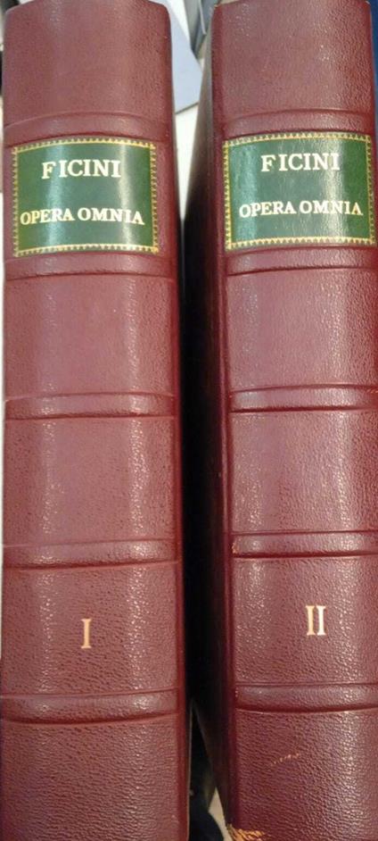 Opera Omnia con una lettera introduttiva di Paul Oskar Kristeller - Marsilio Ficino - copertina