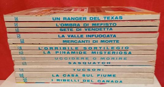 Lotto 12 numeri Tex. Numeri in descrizione - copertina