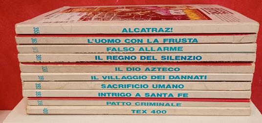 Lotto 10 numeri Tex. Numeri in descrizione - copertina