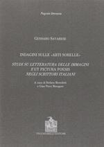 Indagine sulle «arti sorelle». Studi su letteratura delle immagini e «ut pictura poesis» negli scrittori italiani