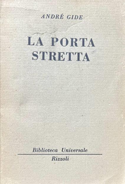 La porta stretta - André Gide - copertina