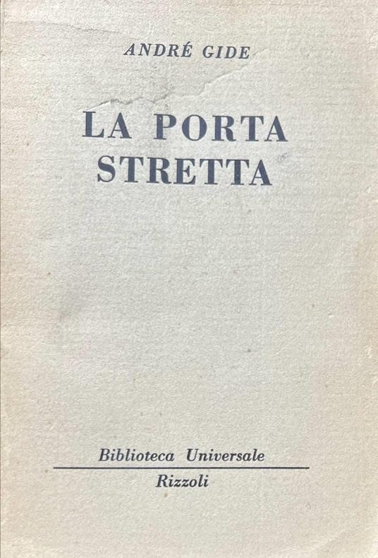 La porta stretta - André Gide - copertina