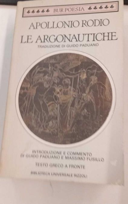 Le argonautiche. Testo greco a fronte - Rodio Apollonio - copertina