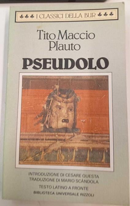 Pseudolo - T. Maccio Plauto - copertina