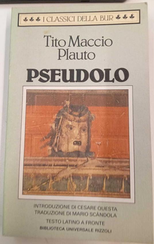 Pseudolo - T. Maccio Plauto - copertina