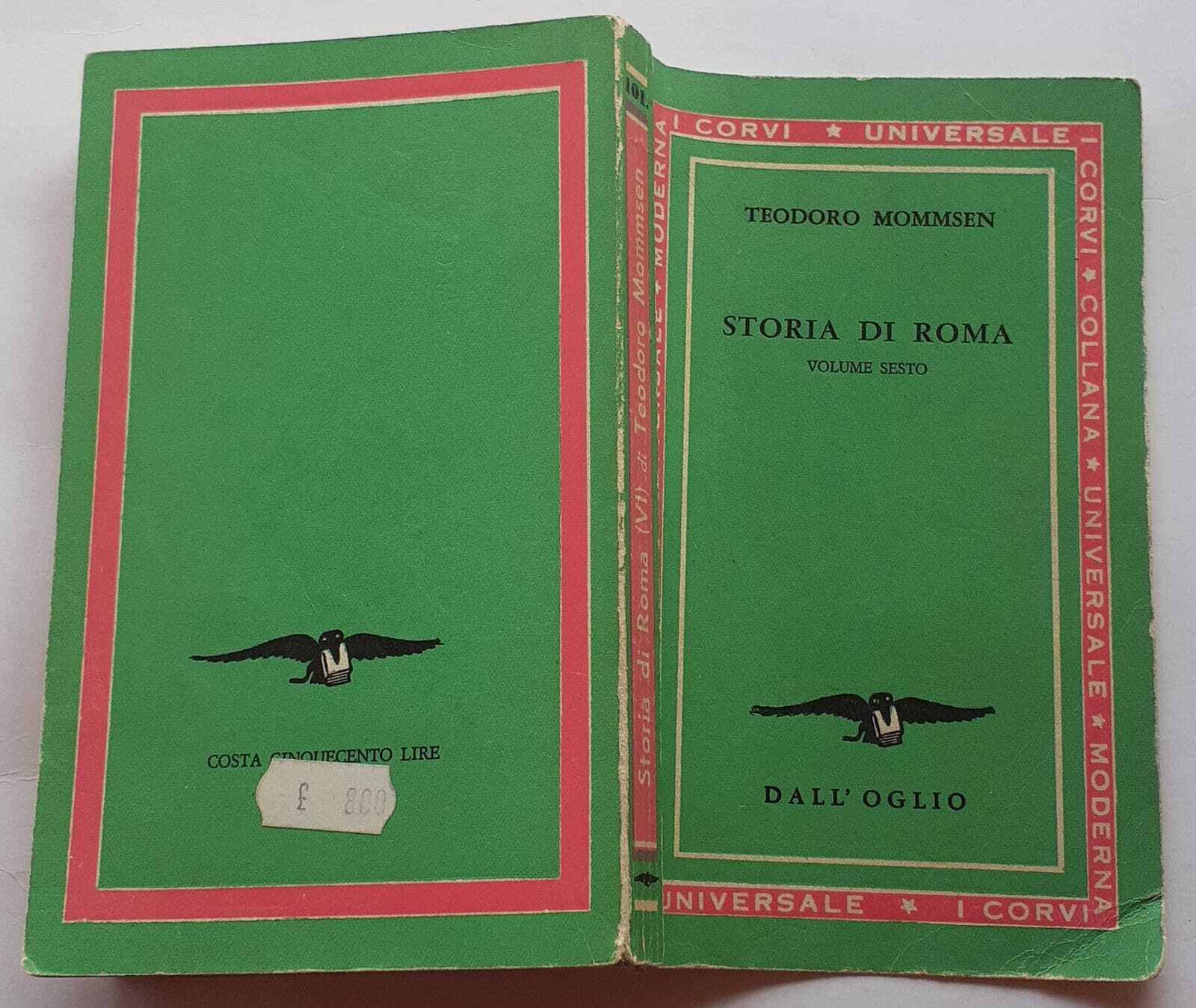 Storia di Roma. Volume sesto