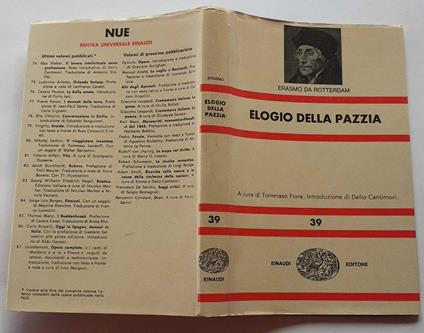 Elogio della pazzia - Erasmo da Rotterdam - copertina