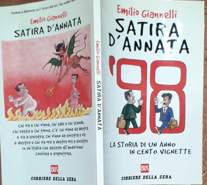 Satira D'Annata. La storia di un anno in cento vignette - Emilio Giannelli - copertina