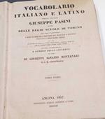Vocabolorio italino e latino (Tomo primo)