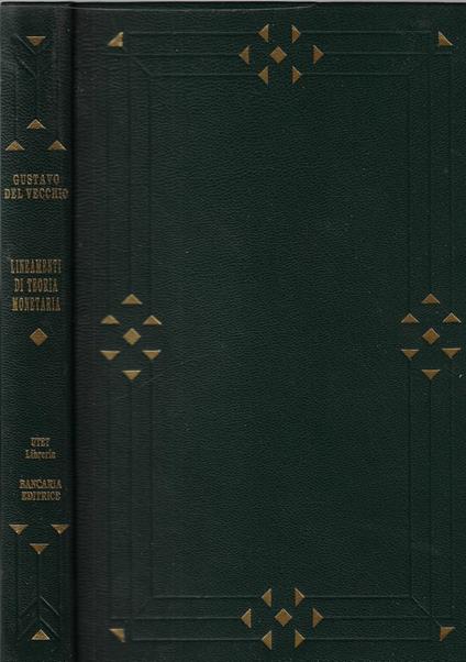 Lineamenti di teoria monetaria - Gustavo Del Vecchio - copertina