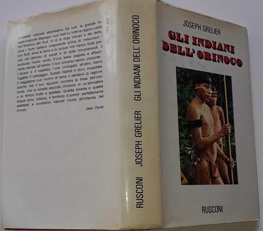 Gli indiani dell'Orinoco - Joseph Grelier - copertina