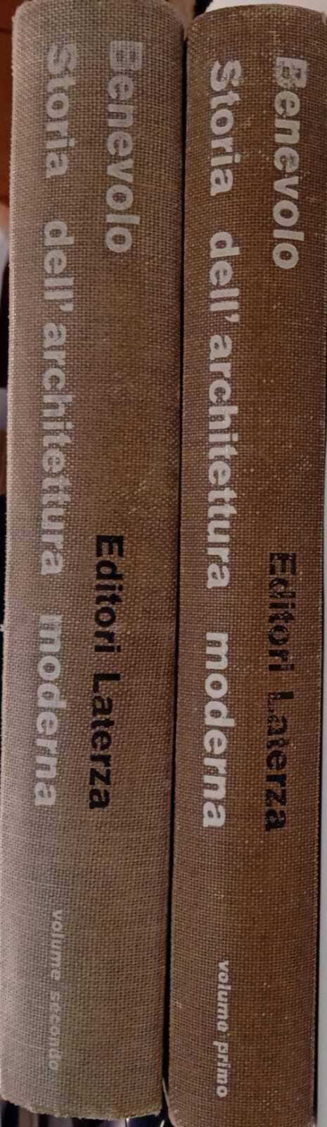 Storia dell'architettura moderna (2 volumi) - Leonardo Benevolo - copertina