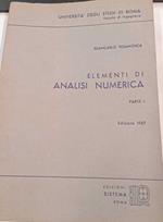 Elementi di analisi numerica (parte I)