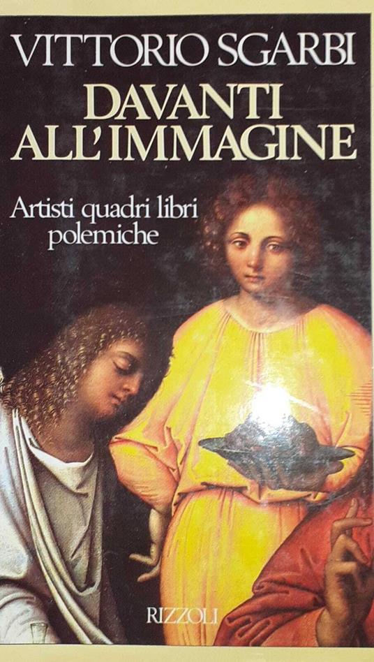 Davanti all'immagine - Vittorio Sgarbi - copertina