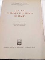 Gli usi di banca e di borsa in Italia