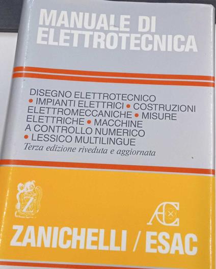Manuale di elettrotecnica - copertina