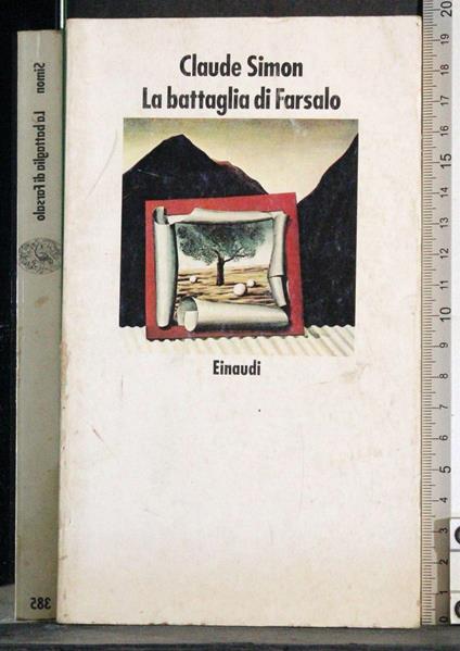 La battaglia di Farsalo - Claude Simon - copertina