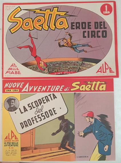 Saetta, le più belle fiabe. Lotto n. 29 albi. Numerazione in descrizione - copertina