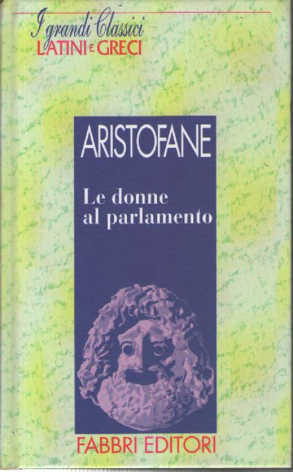 Le donne al parlamento - Aristofane - copertina