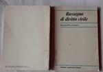 Rassegna di diritto civile. Volume 1. 1980