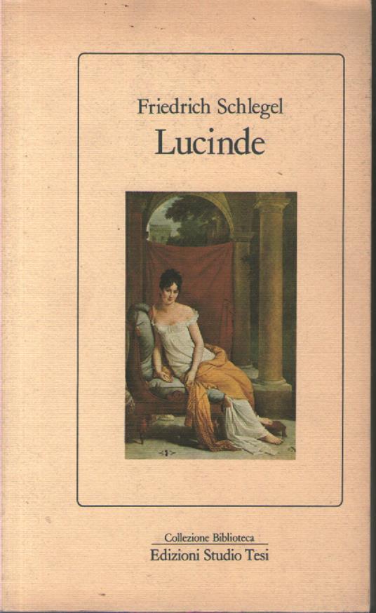 Lucinde - Friedrich Schlegel - copertina
