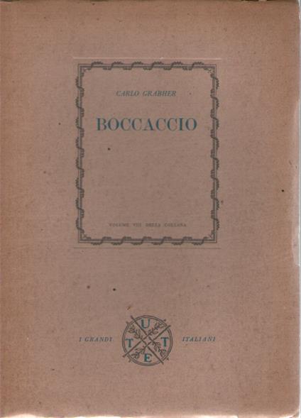 Boccaccio - Carlo Grabher - copertina