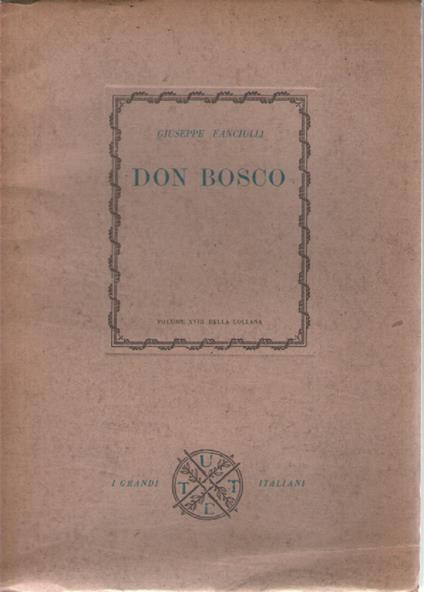 Don Bosco - Giuseppe Fanciulli - copertina