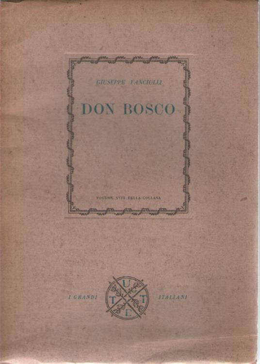 Don Bosco - Giuseppe Fanciulli - copertina