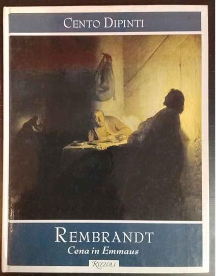 Rembrandt. Cena in Emmaus - copertina
