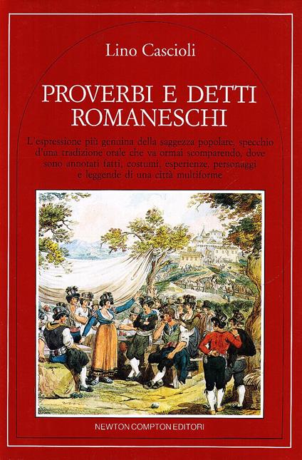 Proverbi e detti romaneschi - Lino Cascioli - copertina