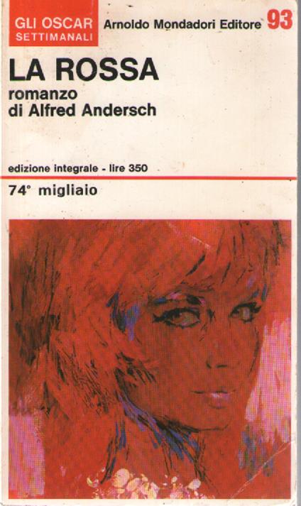 La rossa - Alfred Andersch - copertina