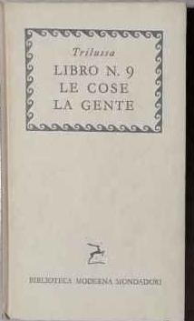 Libro n. 9 Le cose La gente - Trilussa - copertina