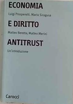 Economia e diritto antitrust : un'introduzione - copertina